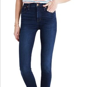Madewell 10” High Rise Skinny Hayes Wash